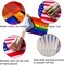 Progress Rainbow Gay Pride Stick Flag Small Mini Hand Held LGBT Flags,5x8 Inch,12 Pack